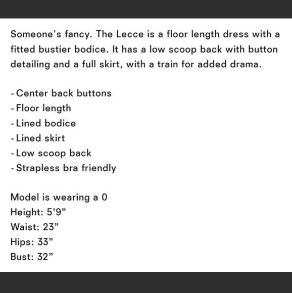 REFORMATION NWT LECCE Dress Ivory Silk Bridal Tie Wedding US0/ US 4 - Picture 13 of 13